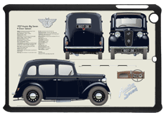 Austin Big Seven 4 door 1937-38 Small Tablet Covers